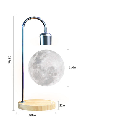 MagniMoon™ — Lámpara Luna Giratoria de Levitación Magnética