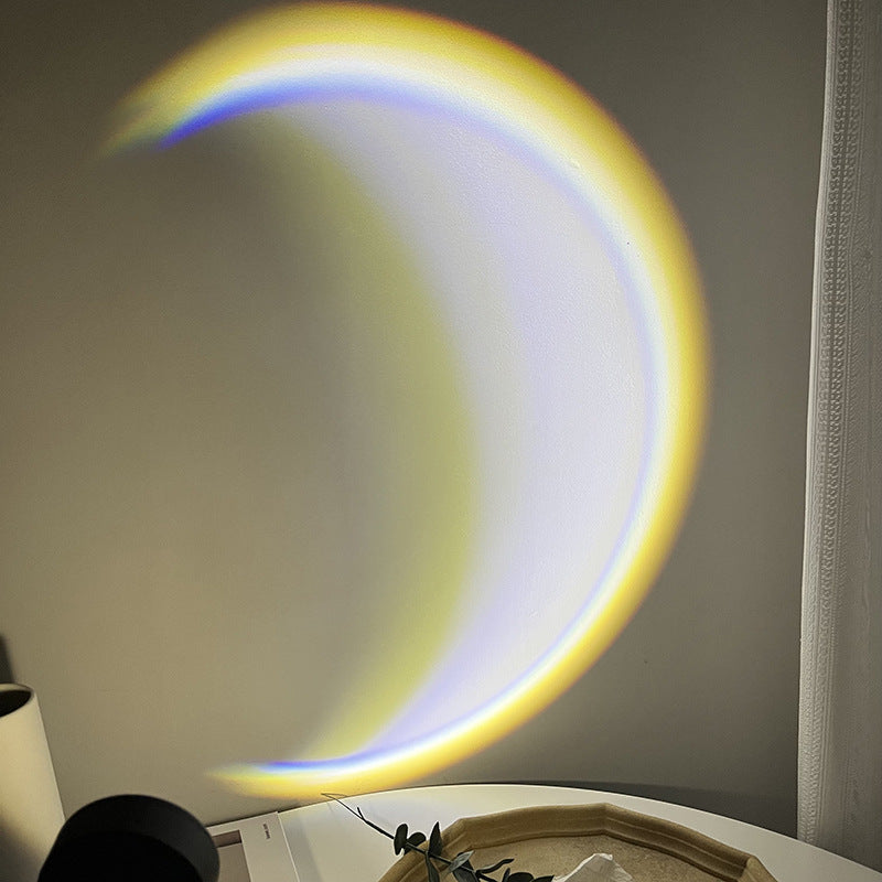 LunaGlow™ — Lámpara Luna LED con Proyección Arcoíris
