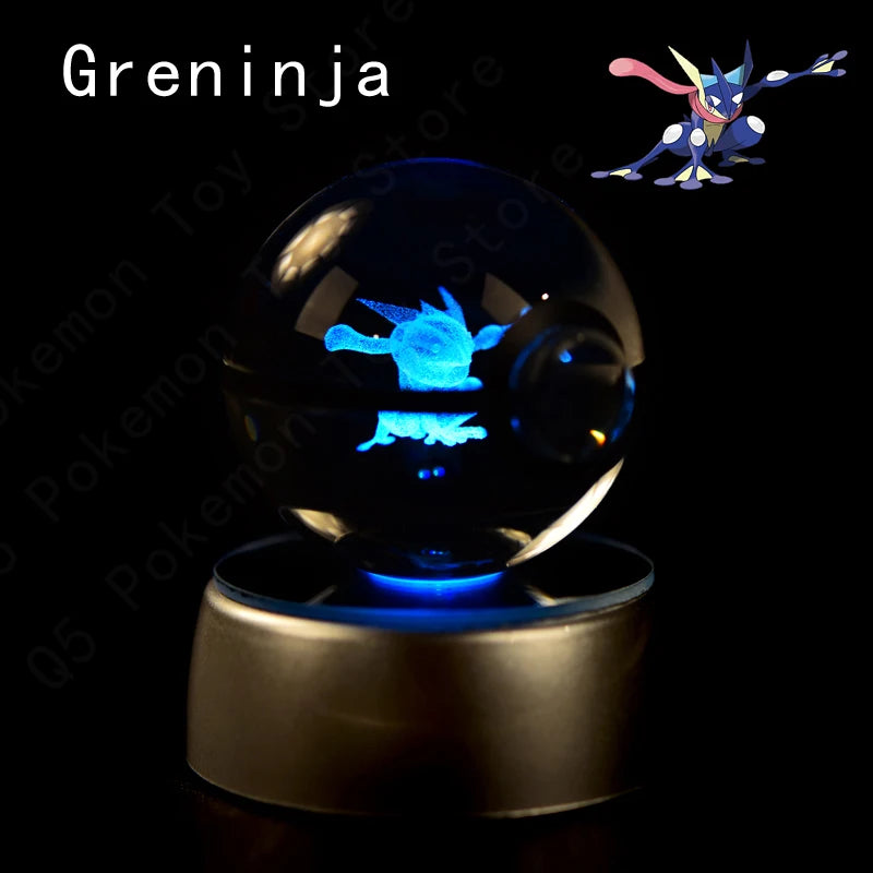 SphereLight™ — Bola de Cristal 3D con Luz LED | Edición Pokémon