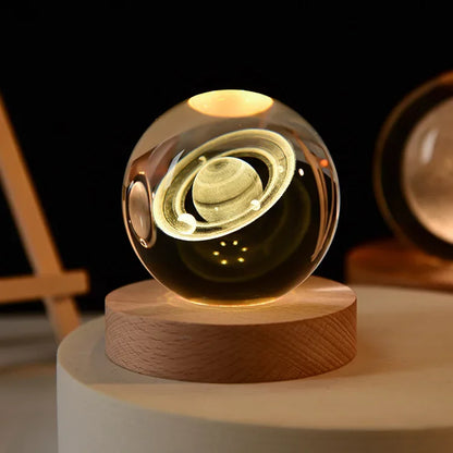 CosmosOrb™ — Bola de Cristal 3D con Universo en Miniatura
