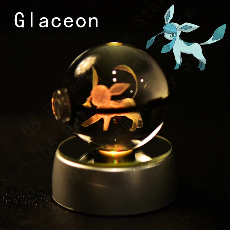 SphereLight™ — Bola de Cristal 3D con Luz LED | Edición Pokémon