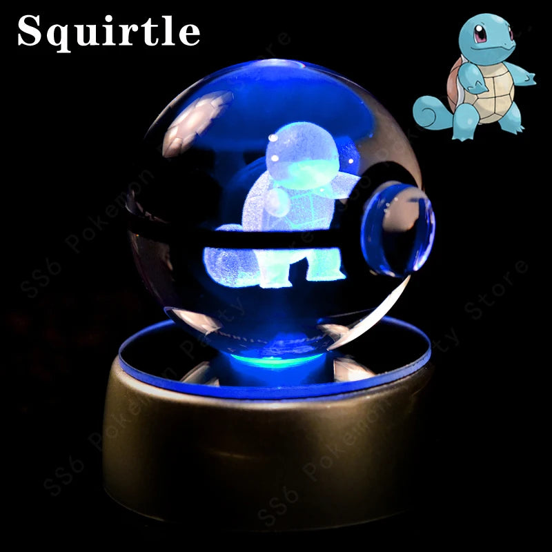 SphereLight™ — Bola de Cristal 3D con Luz LED | Edición Pokémon