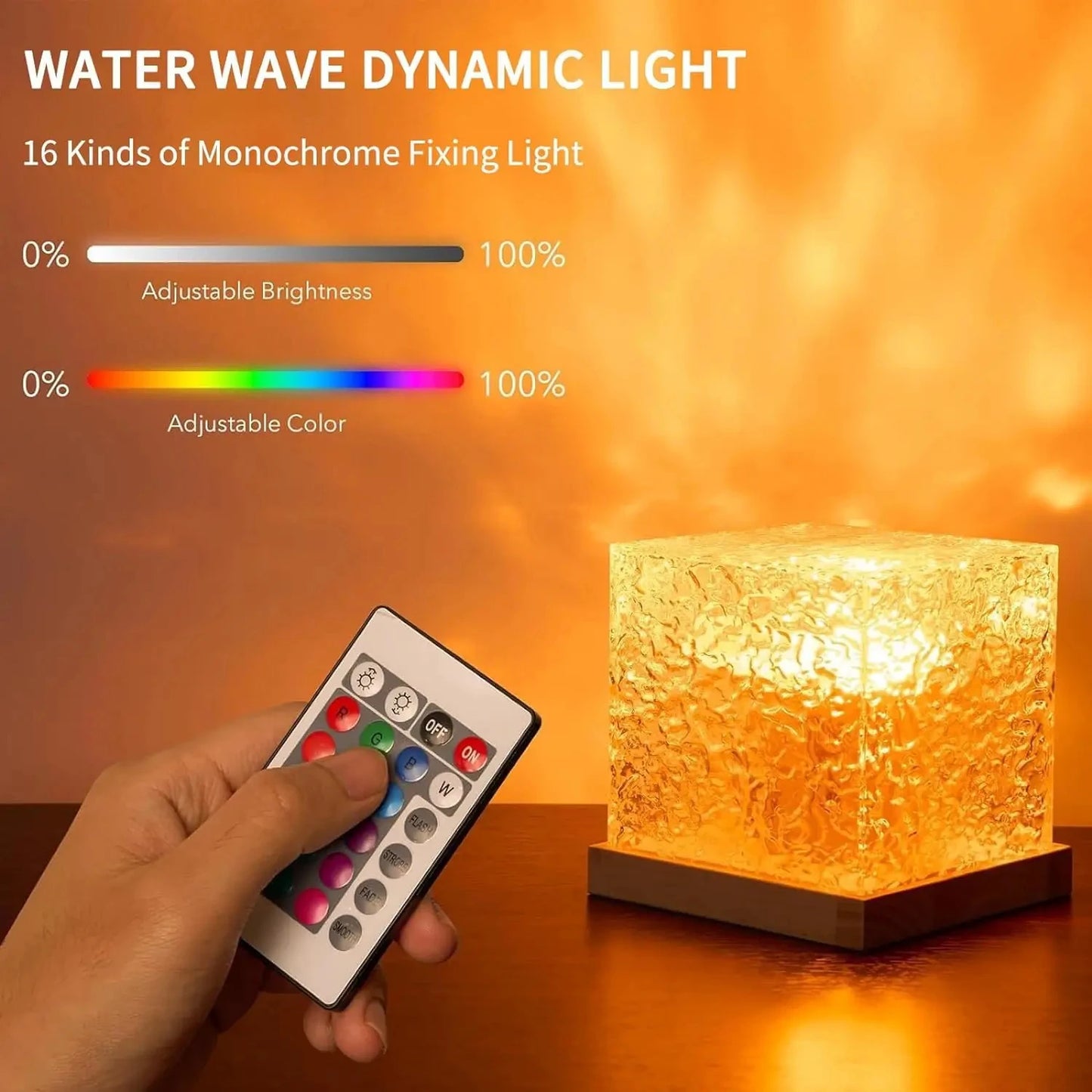 AuroraWave™ — Proyector de Aurora y Olas RGB para Dormitorio