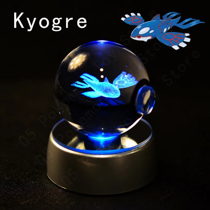 SphereLight™ — Bola de Cristal 3D con Luz LED | Edición Pokémon