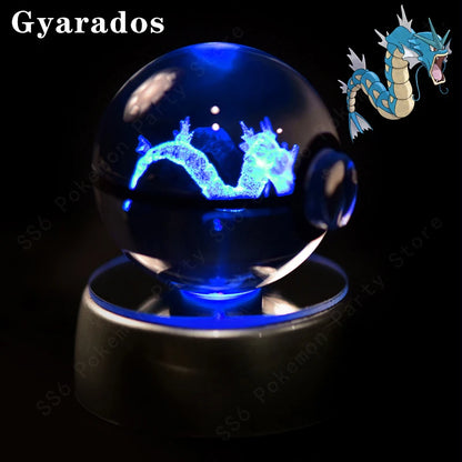 SphereLight™ — Bola de Cristal 3D con Luz LED | Edición Pokémon