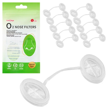 Filtros Nasales Invisibles Antipolvo y Polen | Pack 4 o 10 unidades