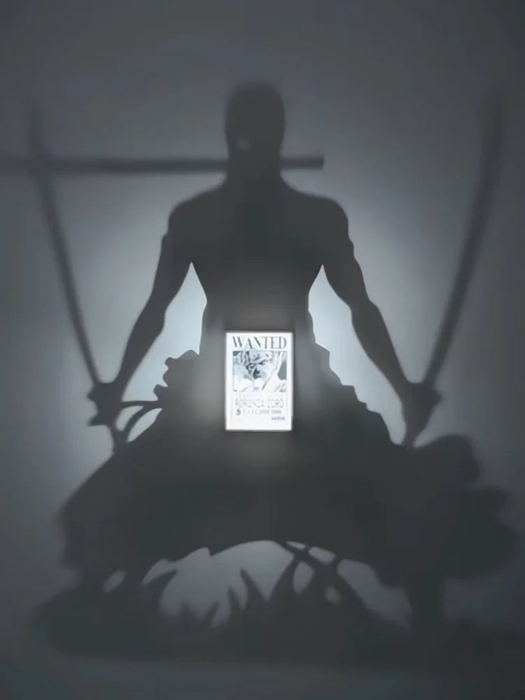 Lámpara Silueta Anime — Luz Nocturna Decorativa