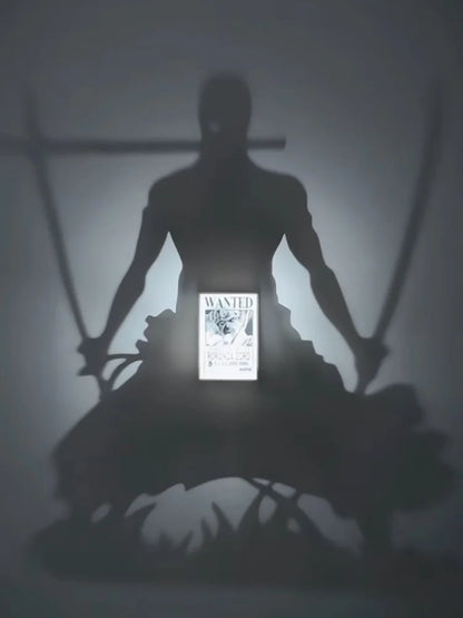 Lámpara Silueta Anime — Luz Nocturna Decorativa