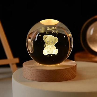 CosmosOrb™ — Bola de Cristal 3D con Universo en Miniatura