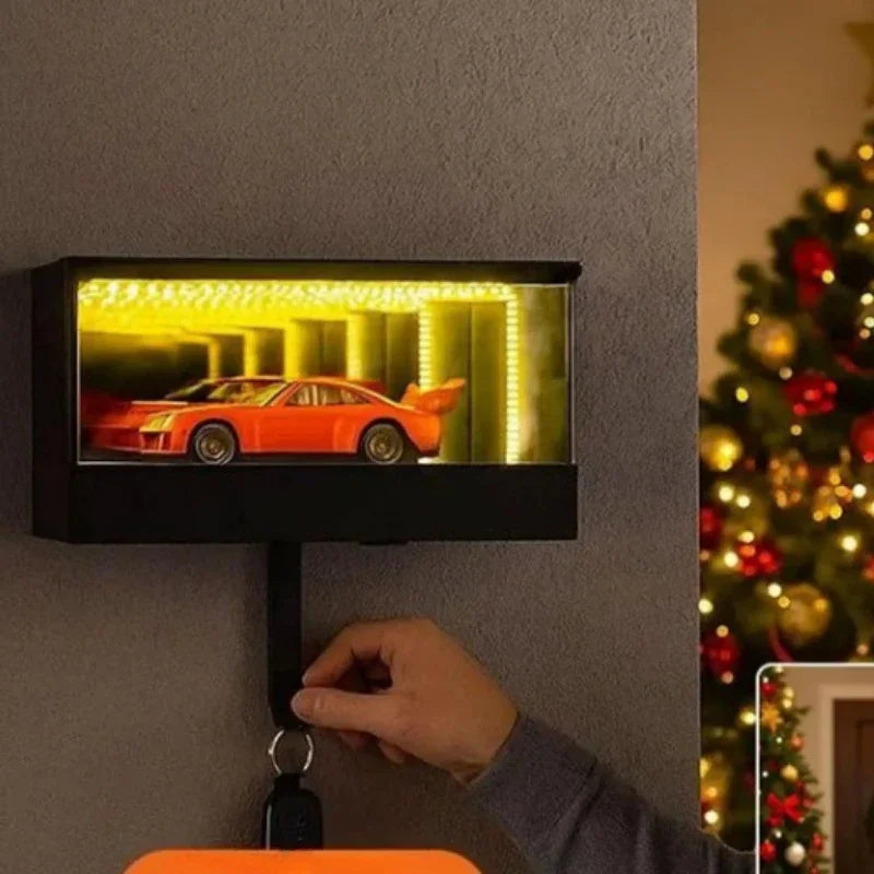 InfiniKey™ — Llavero Organizador LED con Efecto Túnel Infinito