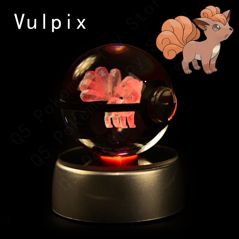SphereLight™ — Bola de Cristal 3D con Luz LED | Edición Pokémon