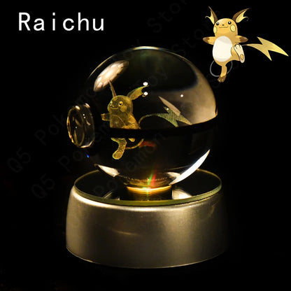 SphereLight™ — Bola de Cristal 3D con Luz LED | Edición Pokémon
