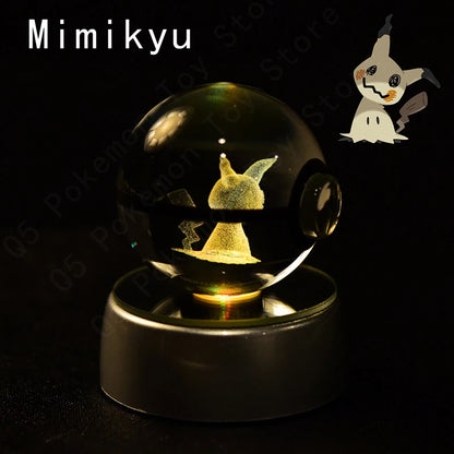 SphereLight™ — Bola de Cristal 3D con Luz LED | Edición Pokémon