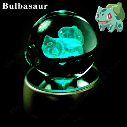 SphereLight™ — Bola de Cristal 3D con Luz LED | Edición Pokémon