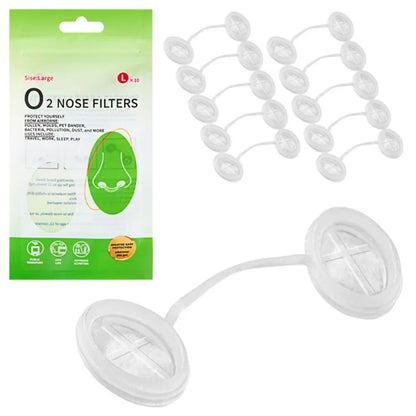 Filtros Nasales Invisibles Antipolvo y Polen | Pack 4 o 10 unidades