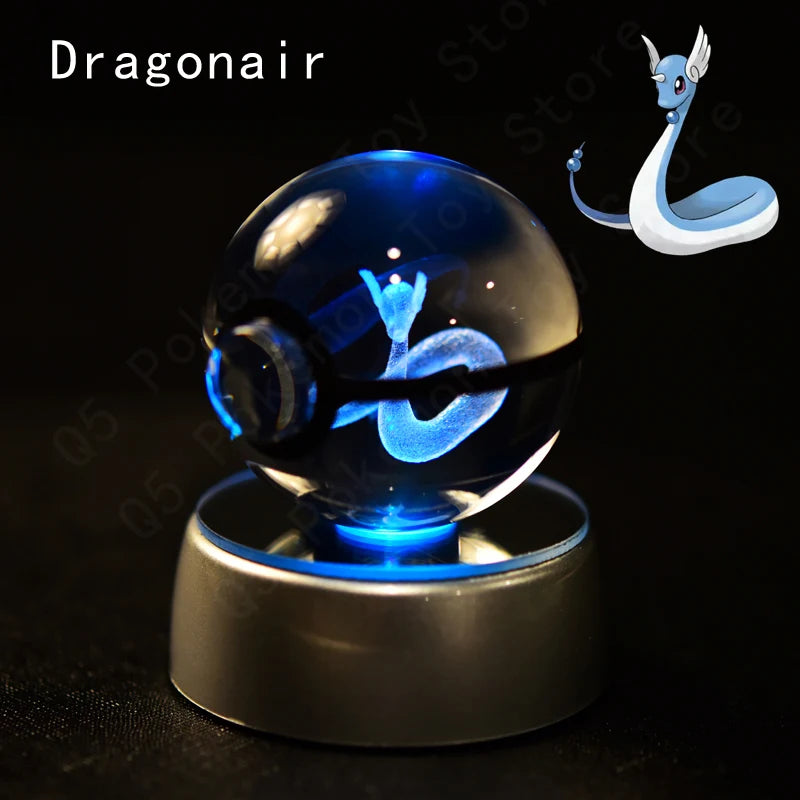 SphereLight™ — Bola de Cristal 3D con Luz LED | Edición Pokémon
