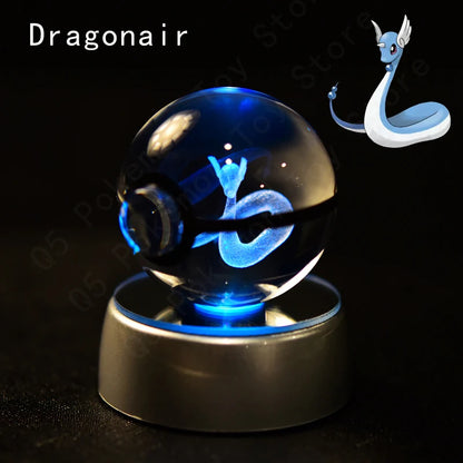 SphereLight™ — Bola de Cristal 3D con Luz LED | Edición Pokémon