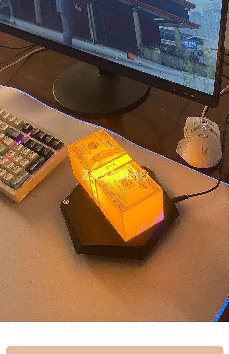 LumaFloat™ GTA Edition — Lámpara de Levitación Magnética