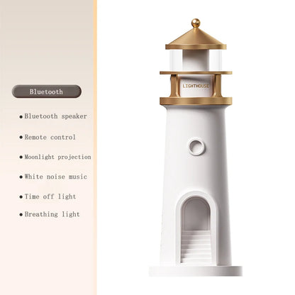 LunaFaro™ — Lámpara Faro con Proyección Lunar y Altavoz Bluetooth