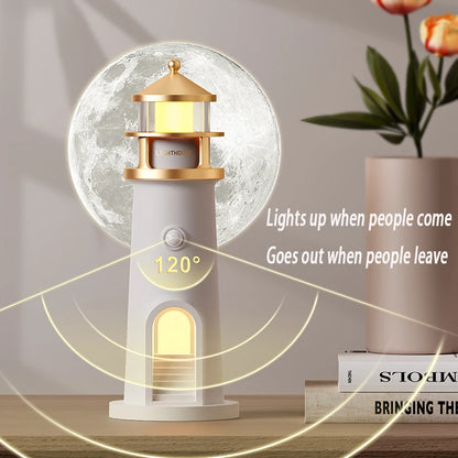 LunaFaro™ — Lámpara Faro con Proyección Lunar y Altavoz Bluetooth