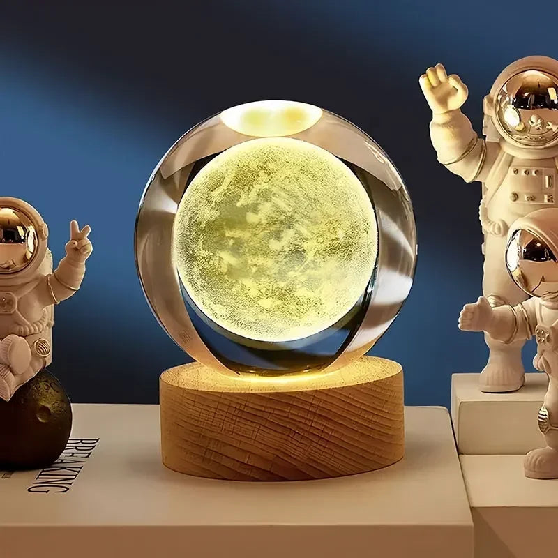 CosmosOrb™ — Bola de Cristal 3D con Universo en Miniatura
