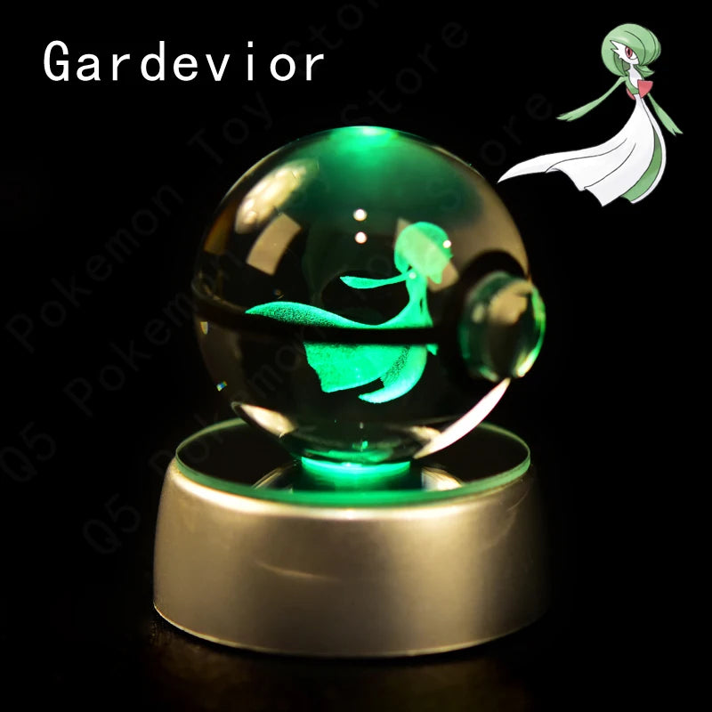 SphereLight™ — Bola de Cristal 3D con Luz LED | Edición Pokémon