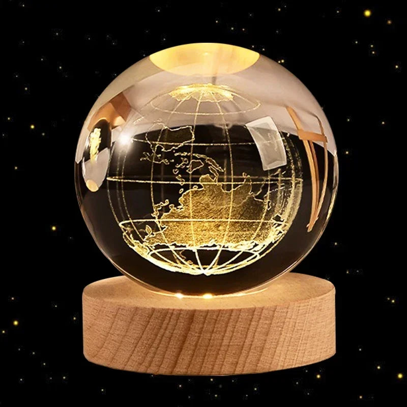 CosmosOrb™ — Bola de Cristal 3D con Universo en Miniatura