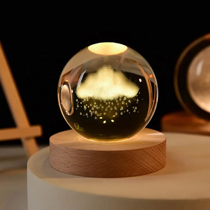 CosmosOrb™ — Bola de Cristal 3D con Universo en Miniatura
