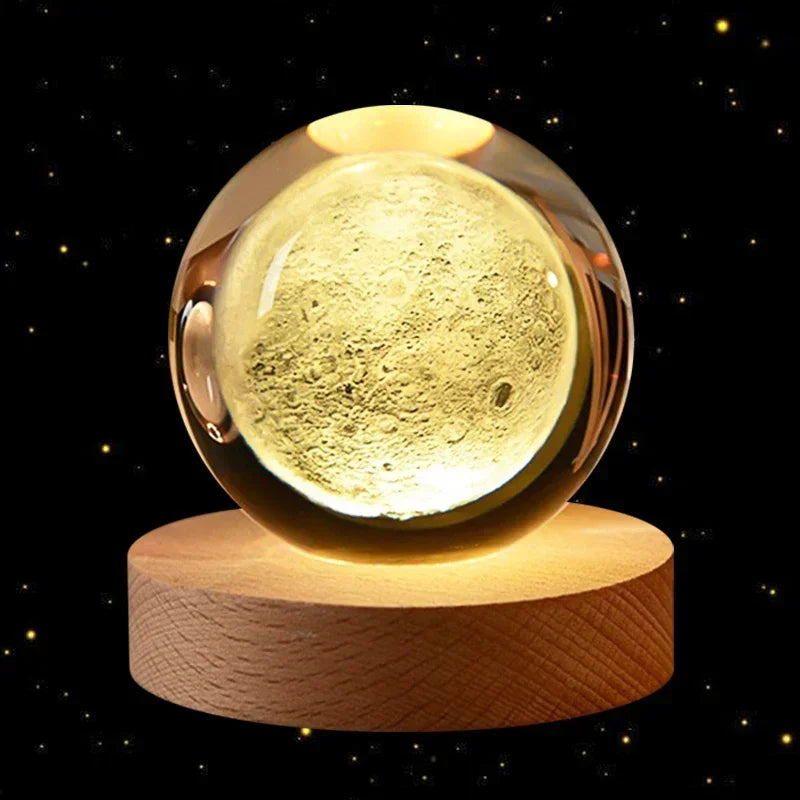 CosmosOrb™ — Bola de Cristal 3D con Universo en Miniatura