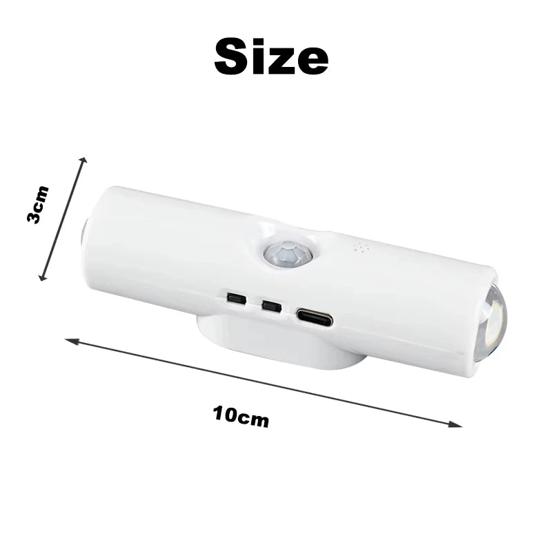 LumaWall™ – Lámpara de Pared LED RGB con Sensor de Movimiento y Carga Magnética