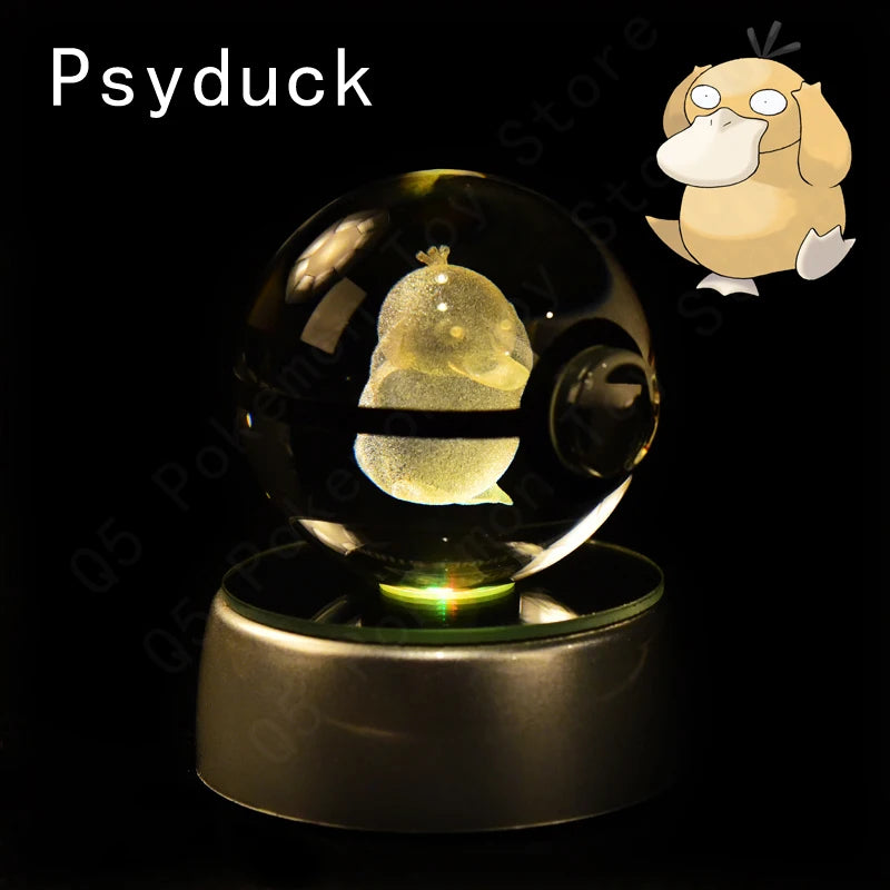 SphereLight™ — Bola de Cristal 3D con Luz LED | Edición Pokémon