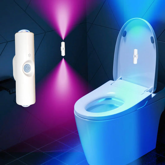 LumaWall™ – Lámpara de Pared LED RGB con Sensor de Movimiento y Carga Magnética