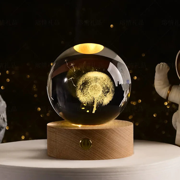CosmosOrb™ — Bola de Cristal 3D con Universo en Miniatura