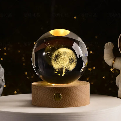 CosmosOrb™ — Bola de Cristal 3D con Universo en Miniatura