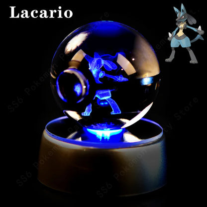 SphereLight™ — Bola de Cristal 3D con Luz LED | Edición Pokémon