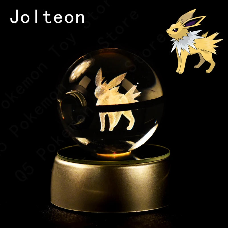 SphereLight™ — Bola de Cristal 3D con Luz LED | Edición Pokémon