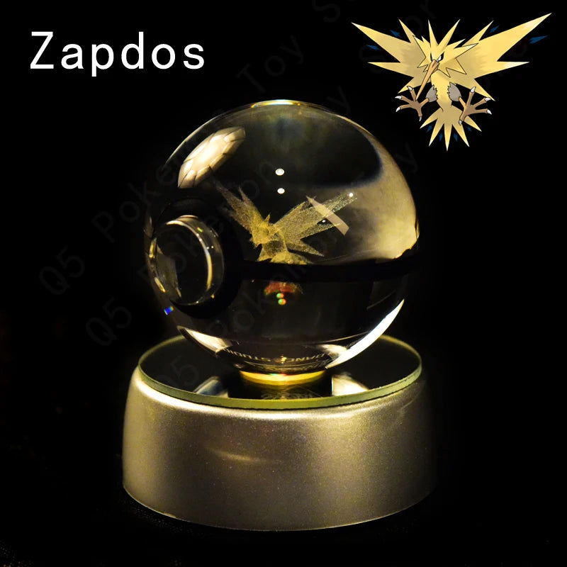 SphereLight™ — Bola de Cristal 3D con Luz LED | Edición Pokémon