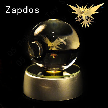SphereLight™ — Bola de Cristal 3D con Luz LED | Edición Pokémon
