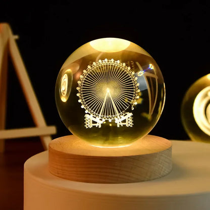CosmosOrb™ — Bola de Cristal 3D con Universo en Miniatura