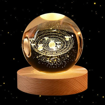 CosmosOrb™ — Bola de Cristal 3D con Universo en Miniatura
