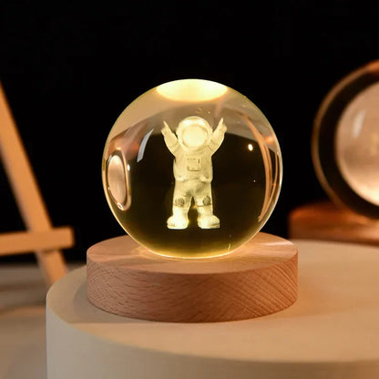 CosmosOrb™ — Bola de Cristal 3D con Universo en Miniatura