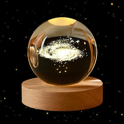 CosmosOrb™ — Bola de Cristal 3D con Universo en Miniatura