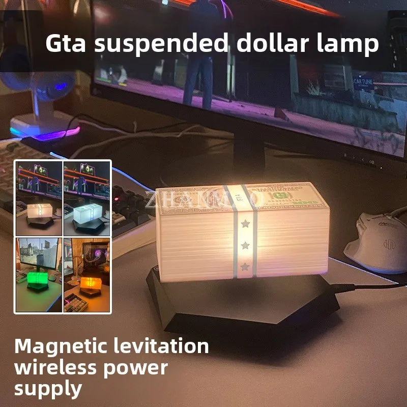 LumaFloat™ GTA Edition — Lámpara de Levitación Magnética