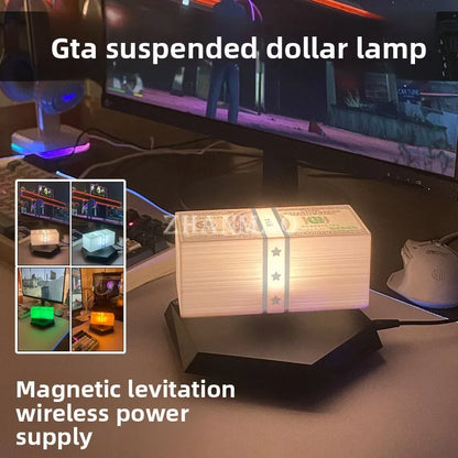 LumaFloat™ GTA Edition — Lámpara de Levitación Magnética