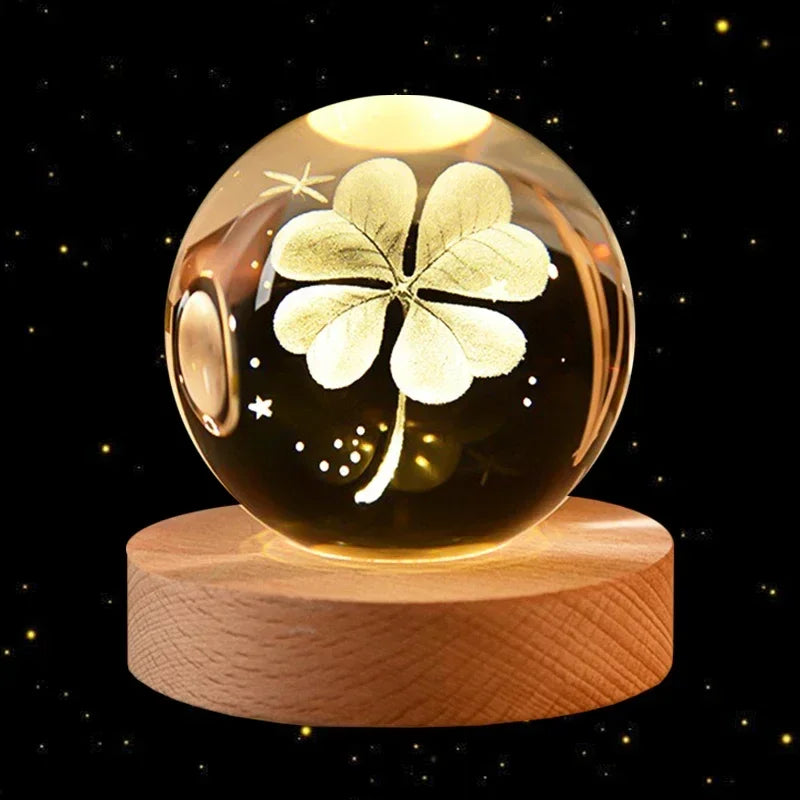 CosmosOrb™ — Bola de Cristal 3D con Universo en Miniatura