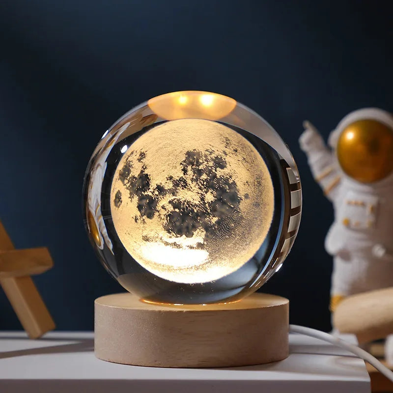 CosmosOrb™ — Bola de Cristal 3D con Universo en Miniatura
