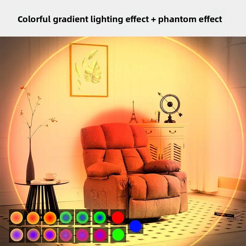 LumaWall™ – Lámpara de Pared LED RGB con Sensor de Movimiento y Carga Magnética