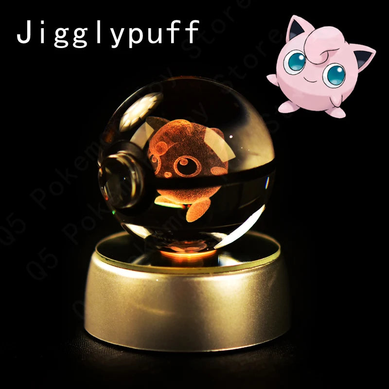 SphereLight™ — Bola de Cristal 3D con Luz LED | Edición Pokémon