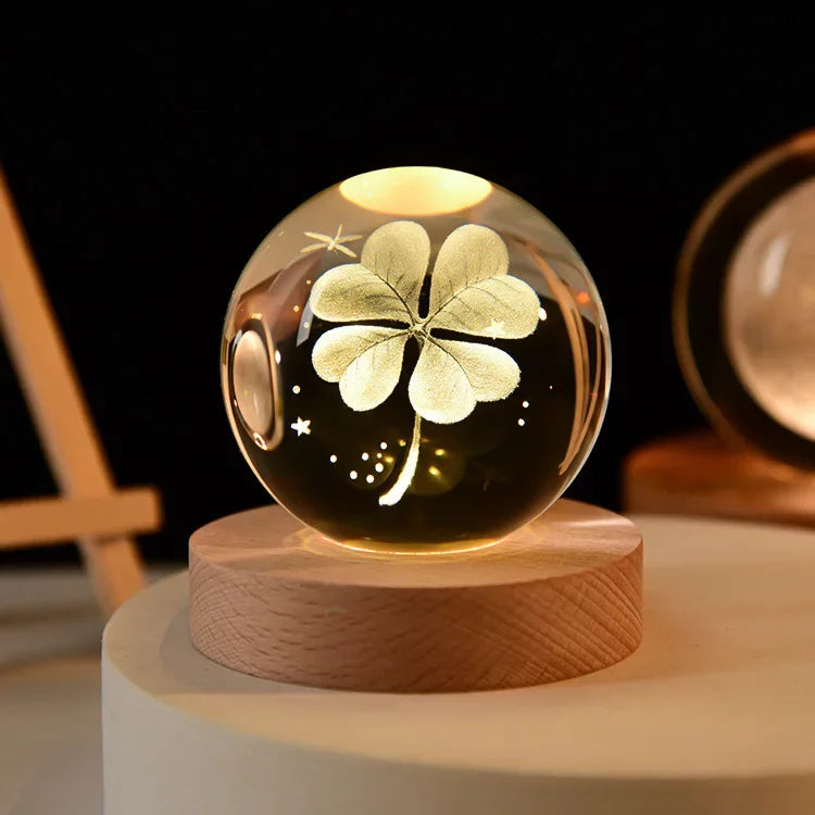 CosmosOrb™ — Bola de Cristal 3D con Universo en Miniatura