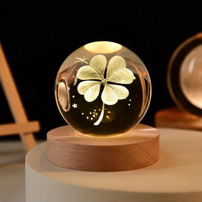 CosmosOrb™ — Bola de Cristal 3D con Universo en Miniatura